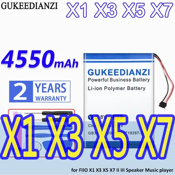 GUKEEDIANZI Didelės Talpos Bateriją, 4550mAh už FIIO X1 X3 X5 X7 II III Garsiakalbį, Muzikos grotuvas Bateria