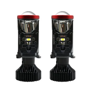 H4 LED Projektoriaus Objektyvas Super Šviesus Mini Canbus Automobles Lemputė 12000LM Rūko Žibintai Lemputės Turbo Ventiliatorius Automobilių Šviesos Lempa Auto Priedai
