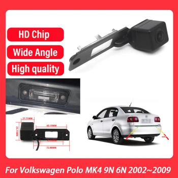 HD CCD Naktinio Matymo Atsarginės Galinio vaizdo kamera MK4 Volkswagen Polo 9N 6N 2002~2005 m. 2006 m. 2007 m. 2008 m. 2009 licencijos veidrodinis Fotoaparatas