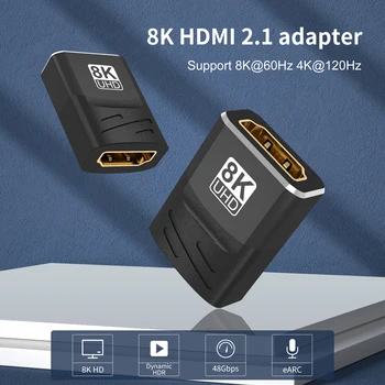 HDMI Extender 8K@60Hz 4K@120Hz HDMI 2.1 Jungties Kabelio Pratęsimas Adapteris Jungtis, skirta PS4/3 TV Perjungti HDMI Extender