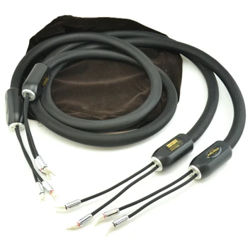 Hifi Viena pora Kharma Garsiakalbio Kabelį ŽIB GR 1C Top HIFI loundspeaker kabeliai su kastuvu plug garso AMP CD grotuvas, Garsiakalbių kabelis