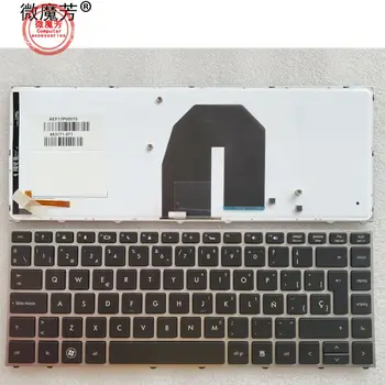 Ispanijos SP Teclado Klaviatūra HP Probook 5330 5330M Nešiojamas Apšvietimu SP