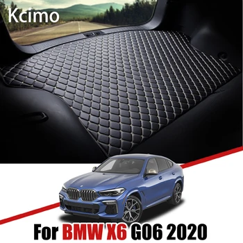 Kcimo Oda Automobilių Kamieno Kilimėliai BMW X6 G06 2020 2021 Priedai Galiniai Linijinių Krovinių Įkrovos Dėklą Padas Auto kiliminė danga, Grindų Kilimėlis