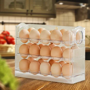 Kiaušinių talpinimo Šaldytuve Organizatorius Maisto Konteineriai Šviežių Kiaušinių saugojimo Atveju Laikiklis Dėklas Dozatorius, Virtuvė, Sandėliavimo Dėžės