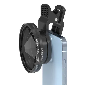 KnightX mobiliojo telefono Prizmę OBJEKTYVO Filtras 58mm UV CPL ND priedai fotografija Makro Objektyvo lęšis iPhone 11 12 13 Xiaomi 