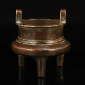 Kolekcines, Rankų Darbas Drožyba Išskirtinį Bronzos Mini Smilkalų Degiklis Censer Puošyba, Dekoravimas