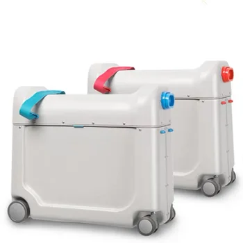 Kūdikis miega lagaminą ant ratų kelionės vaikams važiuoti orlaivių multi-funkcija naujas dizainas PP bagažo vaikų lova box kūrybos valise
