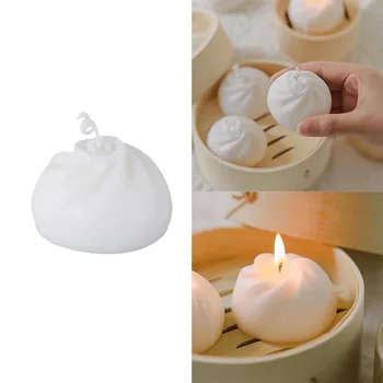 Kūrybos Xiao Long Bao Formos Žvakė Aromaterapija Žvakės Dovanų Dėžutėje INS Foto Rekvizitai Aromatizuoti Žvakės Namų Puošybai