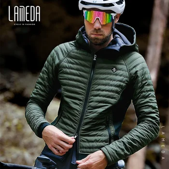 LAMEDA saugo nuo šalčio - 10 laipsnių, žiemos vėjo ir šiltas sutirštės vyrų dviračių striukė lauko sporto medvilnės striukė