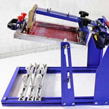 Lenktas ekranas spausdinimo mašina Cilindro spausdinimo mašina SPE-B QMH170 šilkografija lentelė Lenktas spausdinimo mašina