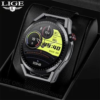 LIGE NFC Smart Watch Vyrų 360*360 HD Smartwatch Už 