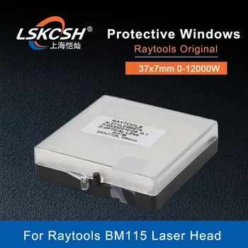 LSKCSH 10vnt/Daug Originalių Raytools Apsaugos Windows Lazerinio Optinio Apsauginis Objektyvą Raytools Pluošto Lazerio Galvutė BM114S BM115