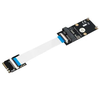 M. 2 NGFF Klavišą A/E/A+E, Mini PCI-E Adapterį FPC Kabelis WiFi Bevielio ryšio Adpater Palaiko Half-size Full-size 