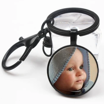 Mados personalizeds pasirinktinius nuotraukų keychain jūsų kūdikis, vaikas, mama, tėtis, seneliai, pavyzdžiui, raktų žiedas šeimos nariai, suvenyras, dovana