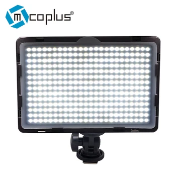 Mcoplus LED-340A Vaizdo LED Šviesos DSLR vaizdo Kamera Vaizdo Kamera, Vaizdo Fotografavimo Liumenų 1600LM su Karšto Batų Kalno
