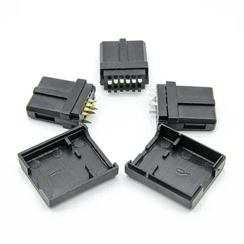 Mini Adapteris Jungtis, Skirta N64 vyrų kištukinis lizdas su juoda korpuso elektroninių jungtis žaidimas Priedai