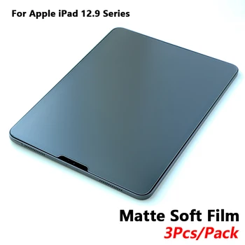 Minkštas Knygos Kino Matinis PET Plėvelę Apple iPad Pro 12.9 2020 2021 Anti-Glare Tapybos Ekrano apsaugos Pro12.9 2017 m. 2018 m. 2015 m.