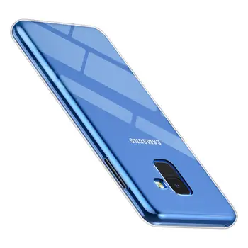 Mobiliojo Telefono TPU Dėklai Samsung Galaxy A8/A5 2018 Aiškus, Skaidrus, Minkštas Silikoninis Galinio Dangtelio SamsungA8 GalaxyA8 SamsungA5 Gelis