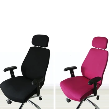 Modernus Biuro Kėdė Padengti Spandex Ruožas Sėdynės Dangtelis, Kompiuterio Kėdė Slipcover Elastinga Kompiuterio Rankos Kėdė Padengti Sėdynės Atveju
