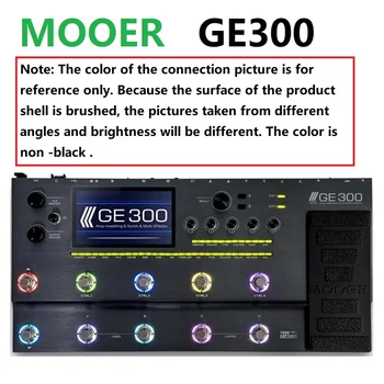 MOOER GE300 AMP Modeliavimo Synth Multi-Efektų Procesorius Gitarai Pedalo 108 Preamp Modeliai 164 Effects Loop Įrašymo (30 min.)