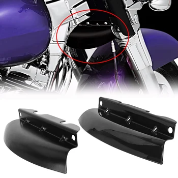Motociklo Juoda Mažesnis Trigubas Medis pertvara nuo Vėjo Priekinės Šakės Už Harley Turistinis Electra Street Glide FLH/T FLHX 2014-2020 m. Modeliai