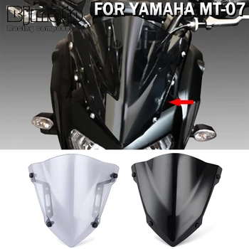 Motociklų Sporto Priekinio stiklo priekinio, galinio Stiklo pertvara nuo Vėjo Už YAMAHA MT07 MT-07 MT 07 2018 2019 2020 FZ07 FZ-07