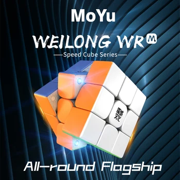 Moyu Weilong WRM 2021 Lite 3x3x3 Weilong WR M Magnetinių Kubo MoYU GTS3 3x3x3 Magnetinio Weilong Wrm2021