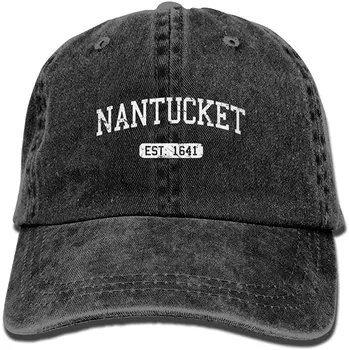 Nantucket Massachusetts Est. 1641 Vyrų Didžiosios Beisbolo kepuraitę Trucker Stilius Skrybėlę Atsitiktinis Bžūp