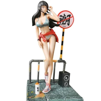Naruto Pav GK 28cm Hinata Hyuga Anime Veiksmų Skaičius, Gatvės Mados Seksuali Mergina Statula Kolekcijos Modelis Žaislas, Lėlė Kalėdų Dovanos