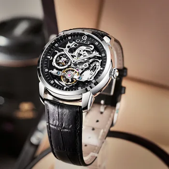 Nauja high-end Vyrų Laikrodžiai prekės ženklo Mados daugiafunkcinis vyras mechaninis laikrodis vyrams prabangus automatinis laikrodis Verslo Laikrodis