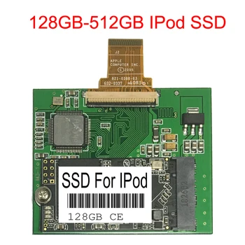Naujas 128 GB 256 GB 512 GB SSD HDD IPOD Classic, IPod Video Pakeisti MK1634GAL MK1231GAL MK8022GAA MK8010GAH MK3008GAL HS081HA HD