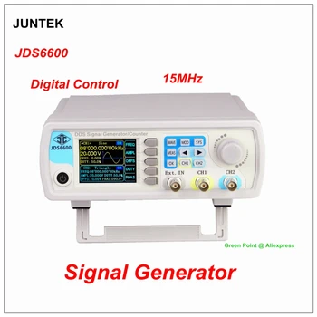 Naujas JDS6600 15MHZ Skaitmeninis Valdymas Counter-Dual-Channel DDS Funkcija Signalo Generatoriaus Nešiojamų Savavališkai Signalo Dažnio Matuoklis