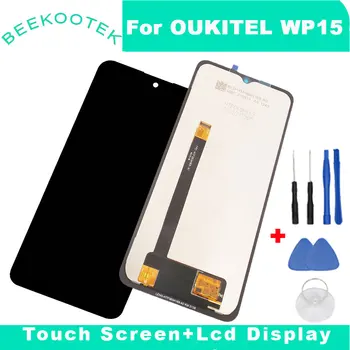 Naujas Originalus OUKITEL WP15 LCD Ekranas+Touch Ekranas skaitmeninis keitiklis Asamblėjos LCD+Touch skaitmeninis keitiklis Skirtas Oukitel WP15 6.5 colių Smartfon