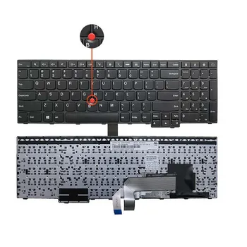 Naujo Nešiojamojo kompiuterio Klaviatūra Lenovo ThinkPad E550 E550C E555 E560 E565 SN20F22600