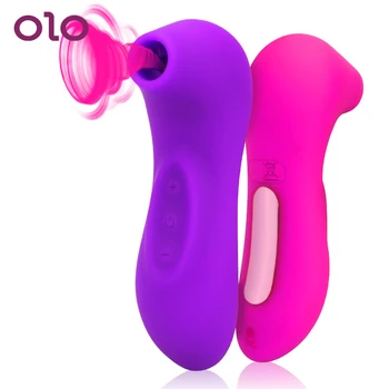 OLO Clit Mamos Spenelių Vibratorius Gyvis Intymių Žaislų Blowjob Žodžiu Lyžis Klitorio Vaginos Stimuliatorius Sekso Žaislai Moterims