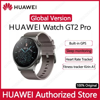 Originalus Huawei Žiūrėti GT 2 Pro Smartwatch Širdies ritmo Tracker Miego stebėjimo GPS Fitness tracker Kirin A1 smart watch vyrų GT2