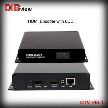 OTV-HEL1 H265 H264 HDMI, IPTV Transliacijos Encoder Su skystųjų KRISTALŲ SRT RTSP RTMPS IP Vaizdo Facebook 