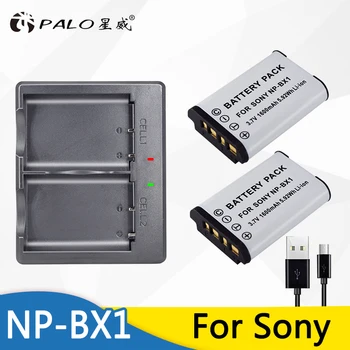 PALO 3.7 V 1600mah NP-BX1 Li-ion Skaitmeninis Fotoaparatas, Baterija npbx1 np bx1 NP-BX1 HDR-AS200v AS15 AS100V DSC-RX100 X1000V WX350