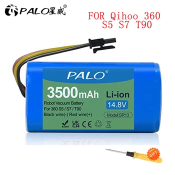 PALO Sweeper Baterija Qihoo 360 S5, S7 S7Pro T90 X9 3500mAh 14.8 v Robotų Dulkių siurblys Baterijos Pakeitimas