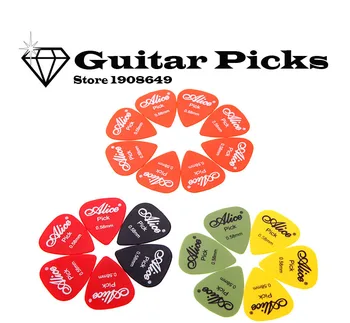 Profesionali Gitara Kirtikliai Gitara Plektras Alice AP-P 20pcs 0.58 mm Sklandžiai ABS Gitara, Dalys ir Priedai