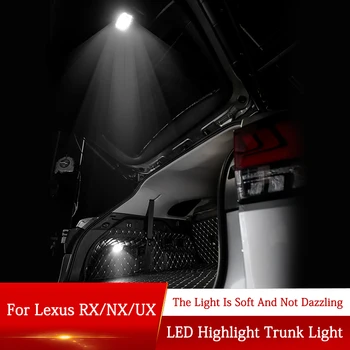 QHCP Automobilių Kamieno LED Šviesos Be to, Bagažinės dangtis, Lempos, Didelio Ryškumo Bagažo Krovinius Lexus RX300 16-19 20-22 NX200T 17-20 UX 19-22