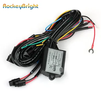 Rockeybright 1-2 LED Dieniniai DRL Rūko Šviesos Relė Diržų Kontrolės On Off Dimeris Automobilio Rūko žibintai Vairuotojo Indikatoriaus Valdiklio