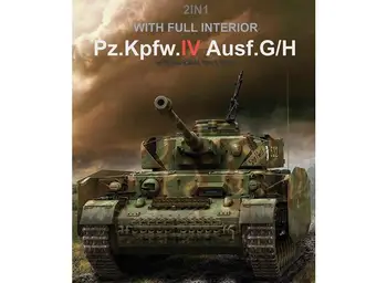 RYEFIELD RM5055 1/35 Panzerkampfwagen IV 2in1 Modelis Kit& RM2009 ATNAUJINTI SPRENDIMAS