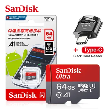 Sandisk Ultra Micro sd 64GB 128 GB 32 GB, 256 GB 16G 400GB Micro SD Kortelė SD/TF Flash Kortelės Atminties Kortelė 32 64 128 gb Kortelė