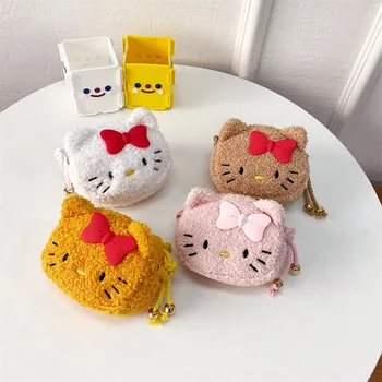Sanrio Hello Kitty Maišelį Mergina Monetos Rankinėje Vaikų Mielas Messenger Piniginės Vaikas Peties Rankinėje Cartoon Vaikų Krepšys