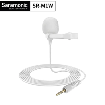 Saramonic SR-M1W/ SR-M1 Įvairiakryptė Atvartas Mikrofono Kabelis daugeliui Audio Prietaisų Su 3 Standartas. 5mm TRS Įvesties Jungtis