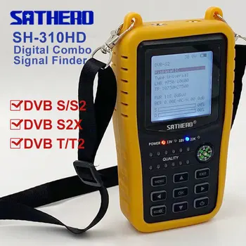Sathero SH-31HD DVB-S2 S2X T2 HD Combo Skaitmeninis Palydovinės Ieškiklis&metrų satfinder palydovo stebėjimas signalų ieškiklis