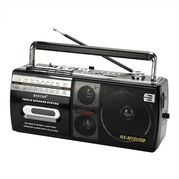 Senamadiškas Nostalgiškas kasetinį magnetofoną Antikvariniai Mašina Vyresnio amžiaus FM Radijo Retro Nešiojamų Kortelės caixa de som 
