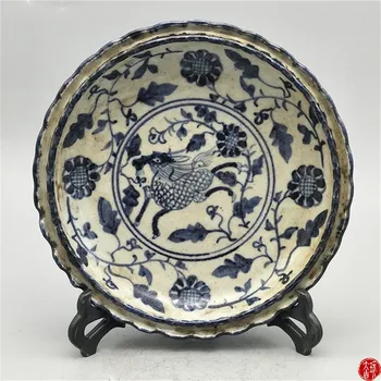 Senovės Jingdezhen Porceliano Mėlynos ir Baltos spalvos Porceliano Kirintu Porceliano Plokštelės Kambarį