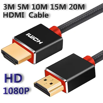 Shuliancable HDMI suderinamus Kabelis Didelės spartos 1080P 3D Auksą, padengtą Splitter Switcher HDTV Nešiojamąjį kompiuterį XBOX